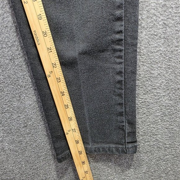 Levis 512 Jeans Womens 10 Medium Black Slim Fit Tapered Leg Denim Stretch Y2K - Picture 7 of 9